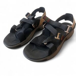 Ozark Trail Black and Tan Hiking or Casual Sandals men’s size 10
